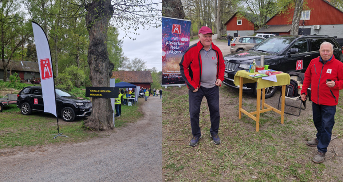 11 maj 2025: M Sverige Lokalklubb Stockholm väl synligt på plats!