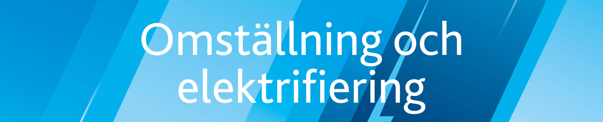 M Sverige Om Omställning Och Elektrifiering Banner