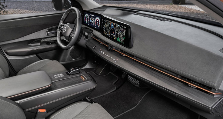 M Sverige Test Av Nissan Ariya 2WD 63 KWH 2022 Instrumentpanel