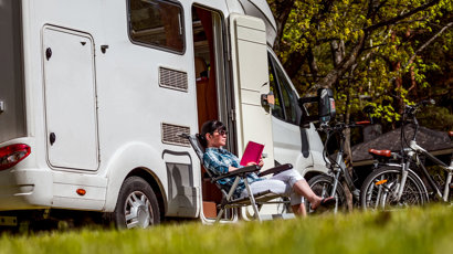 M Sverige Tipsar Om Camping Med Husbil Banner