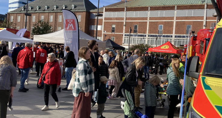 M Sverige, lokalklubb Västerbotten, har sedan många år medverkat i den årliga Beredskapsdagen och så även detta år.