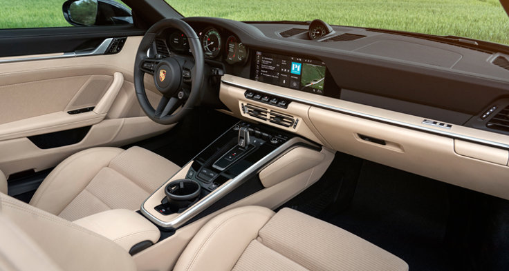 M Sverige Test Av Porsche 911 Targa 4 Instrumentpanel