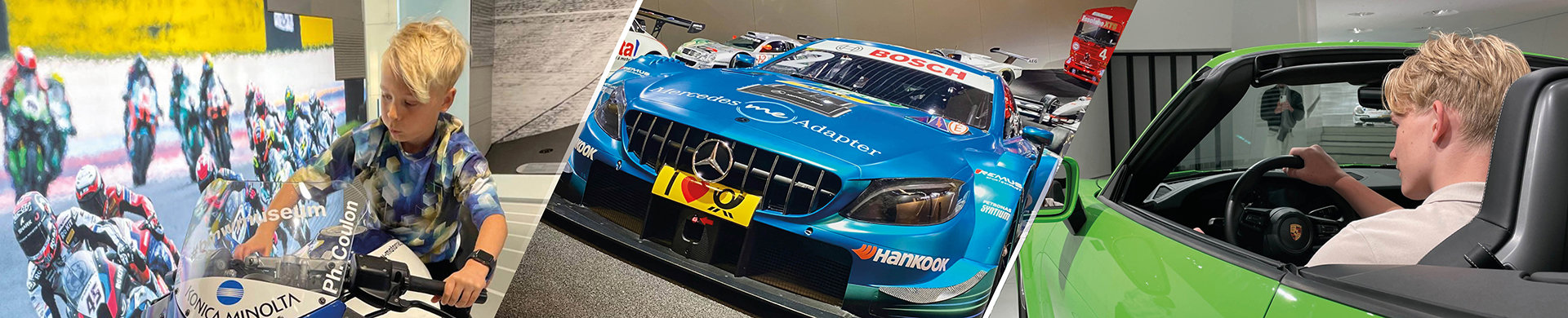 Tre bilmuseer i södra Tyskland banner