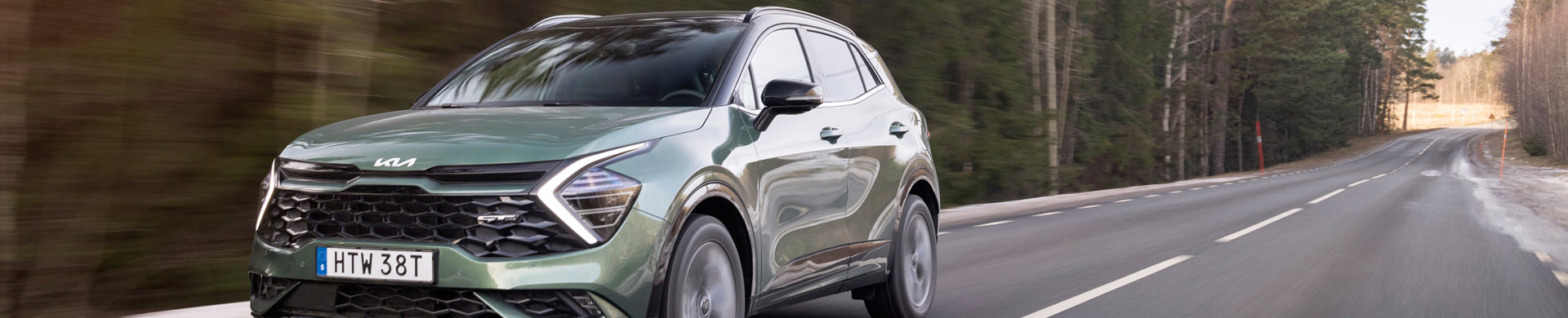 M Sverige Provkör KIA Sportage Hybrid AWD GT Line Banner
