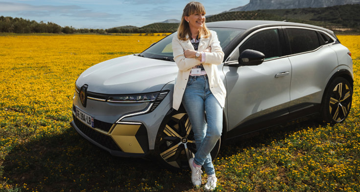 M Sverige Provkör Megane E Tech Electric Front