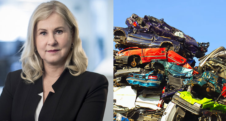 – Det förvånar oss att regeringen gör så här. Den som kör en skrotfärdig bil idag kommer inte att ha råd att köpa en ny elbil imorgon, säger Heléne Lilja, chef för kommunikation och samhälle på Riksförbundet M Sverige.