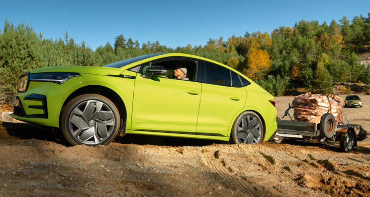 M Sverige Testar Skoda Enya Coupe RS IV Fyrhjulsdrivning