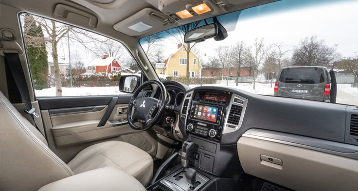 M Sverige Testar Mitsubishi Pajero 3.2 Di D Interiör